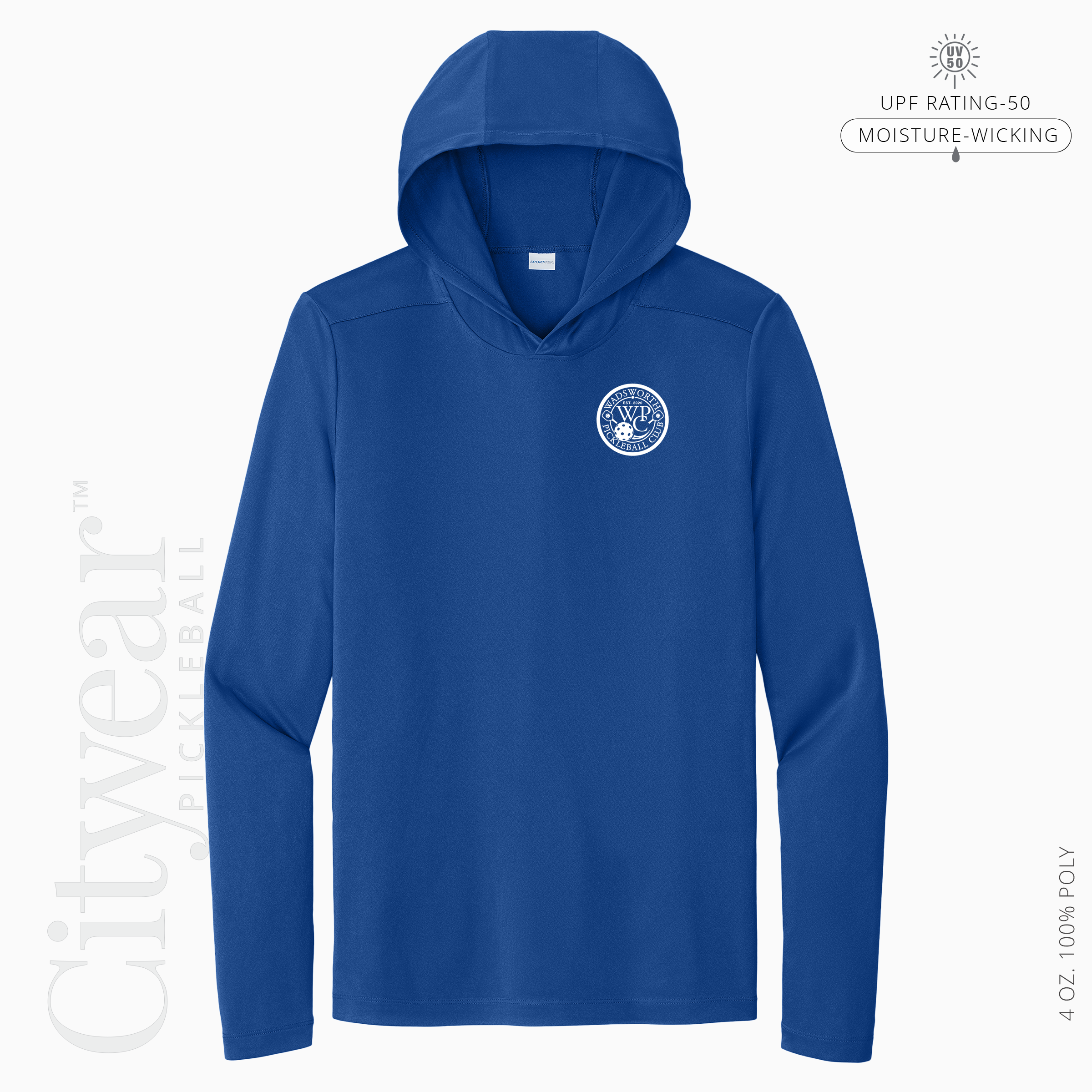 Men's UV Long Sleeve (Medallion) Hoodie-WPC