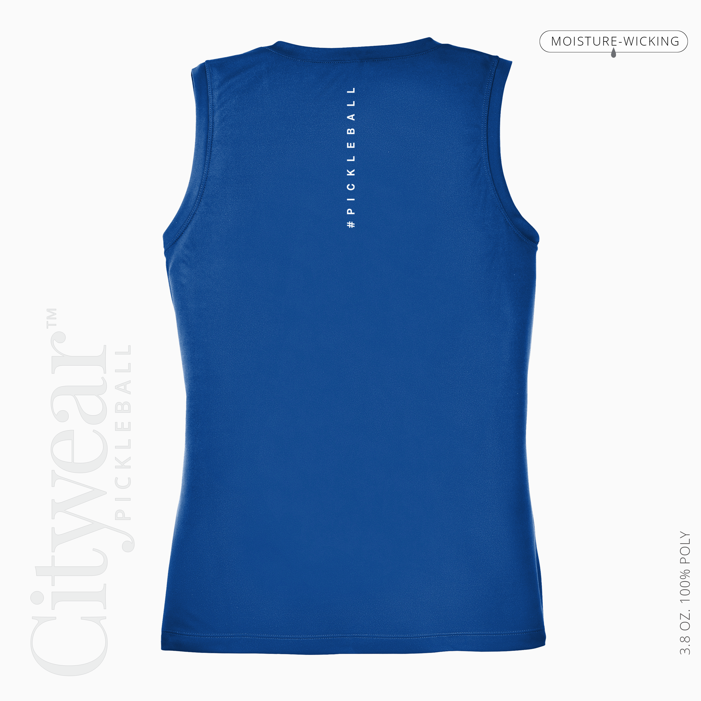 Women's V-Neck Sleeveless T-Shirt-WPC
