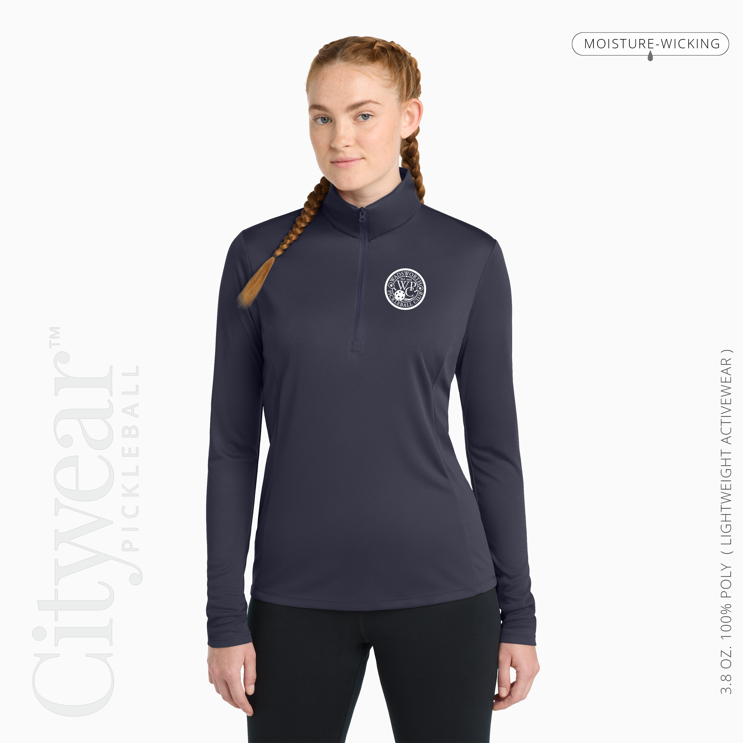 Women's Quarter-Zip Pullover-WPC