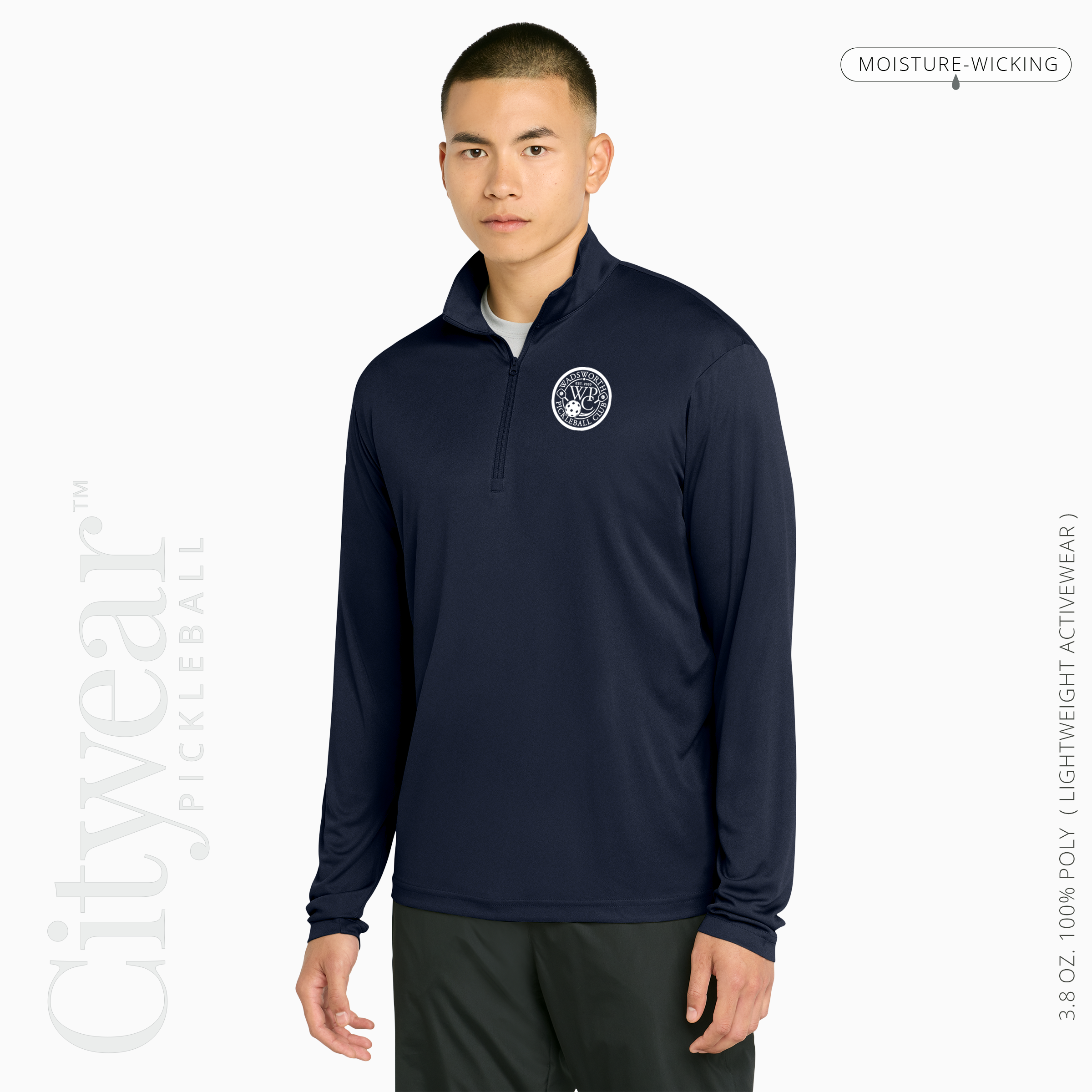 Men's Quarter-Zip Pullover-WPC