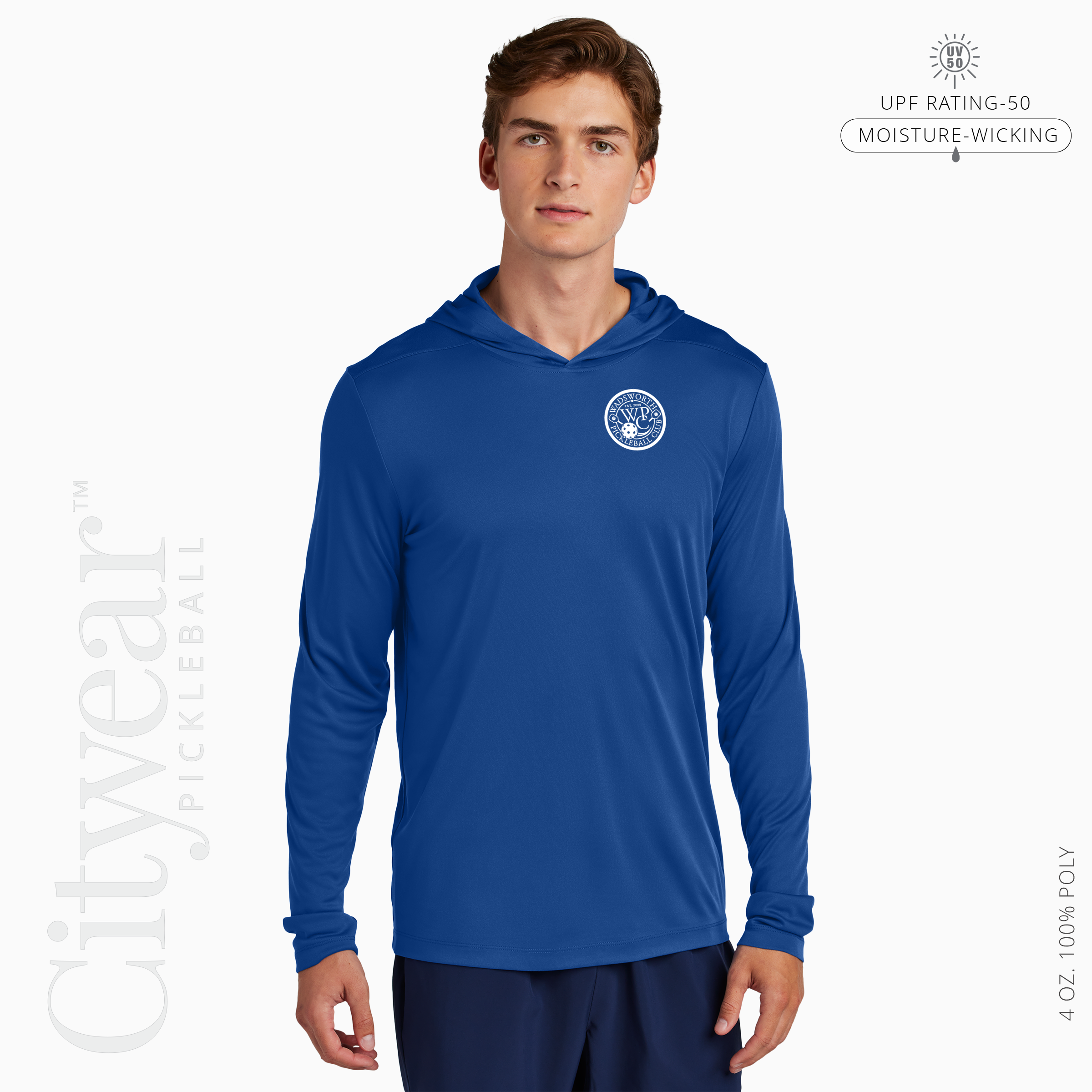 Men's UV Long Sleeve (Medallion) Hoodie-WPC