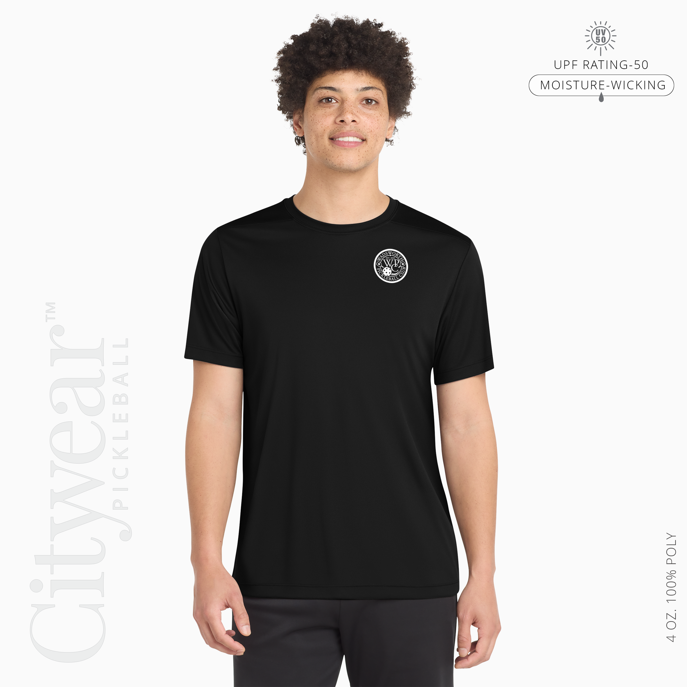 Men's UV Crewneck (Medallion) T-Shirt-WPC