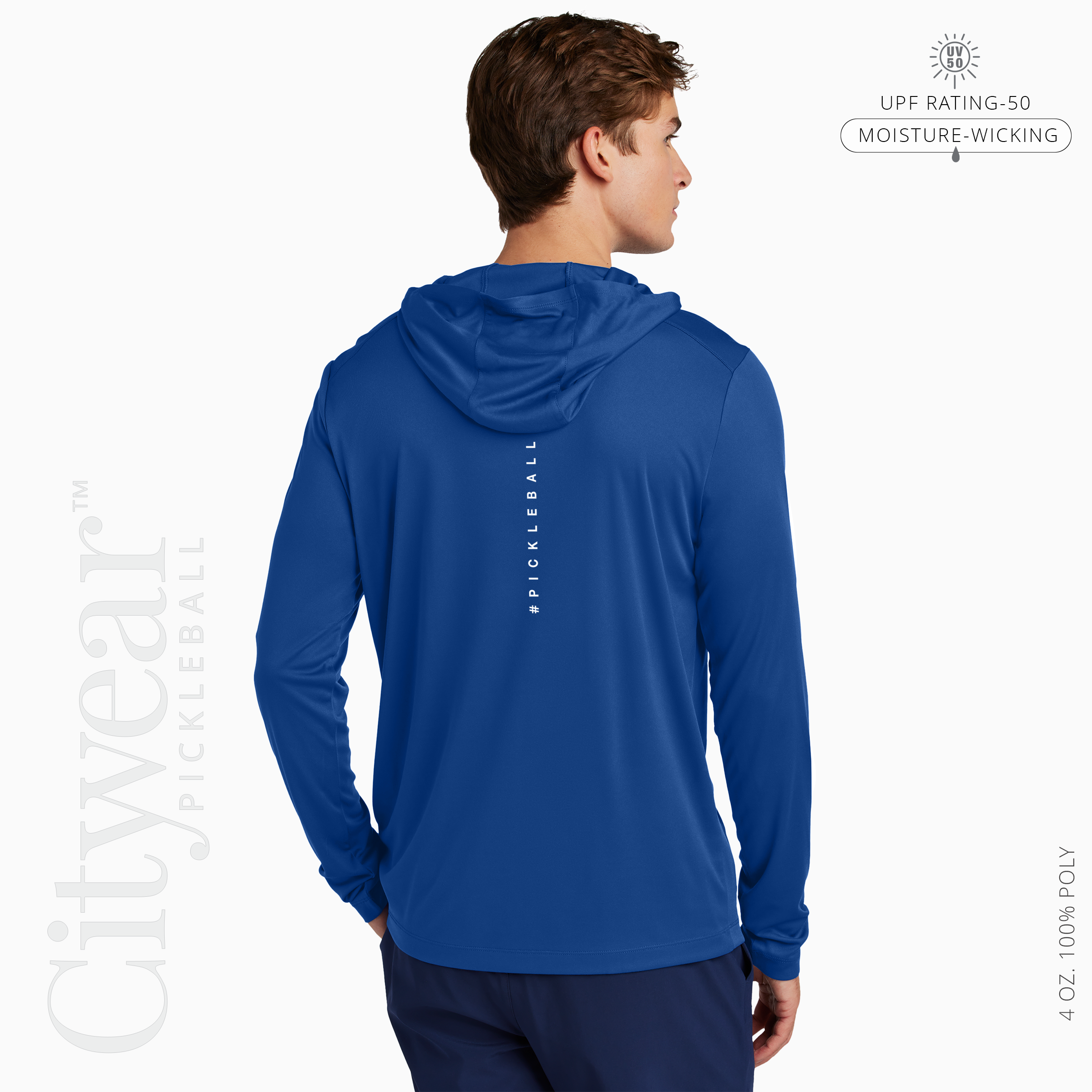 Men's UV Long Sleeve (Medallion) Hoodie-WPC