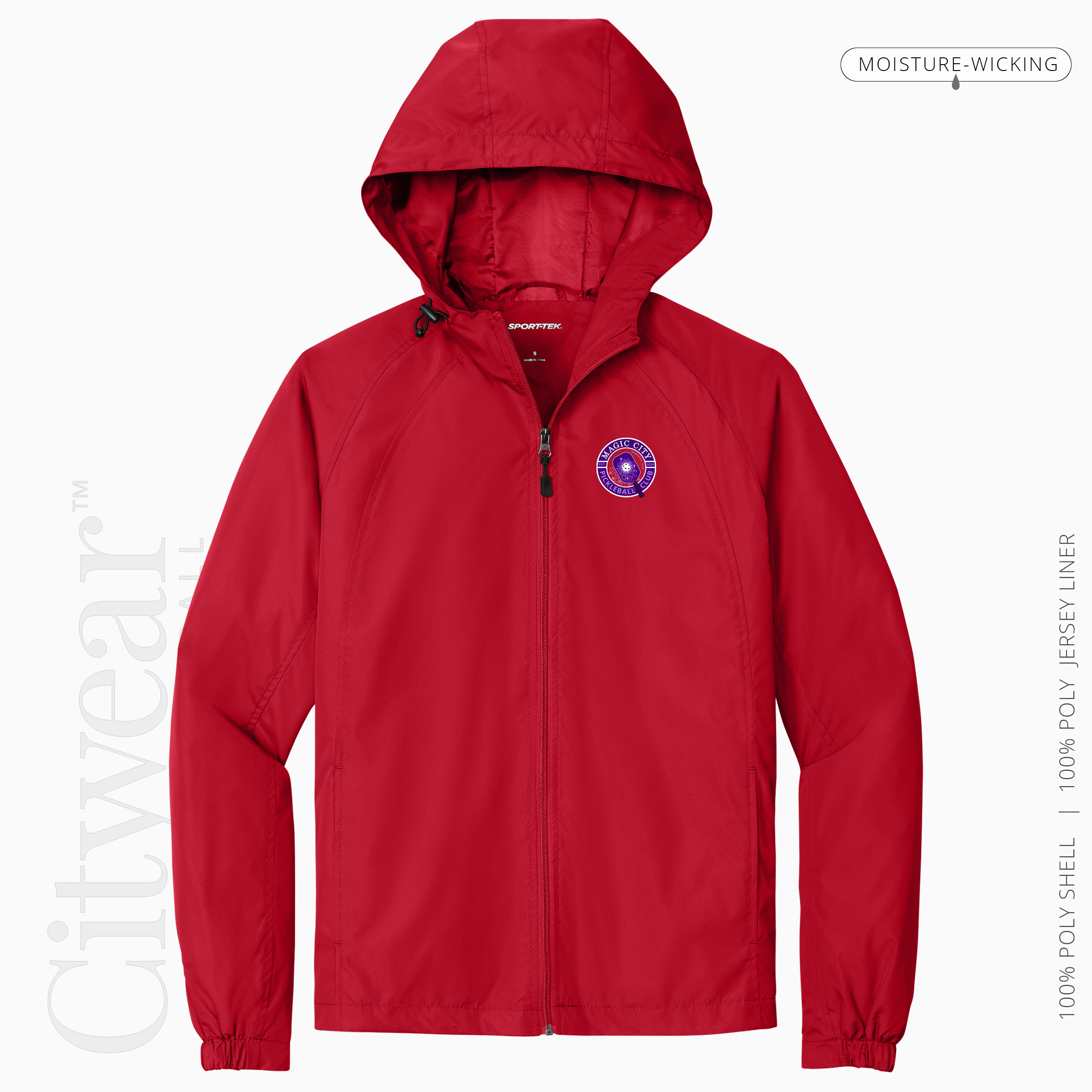 Men's Hooded Raglan Jacket-MCPC