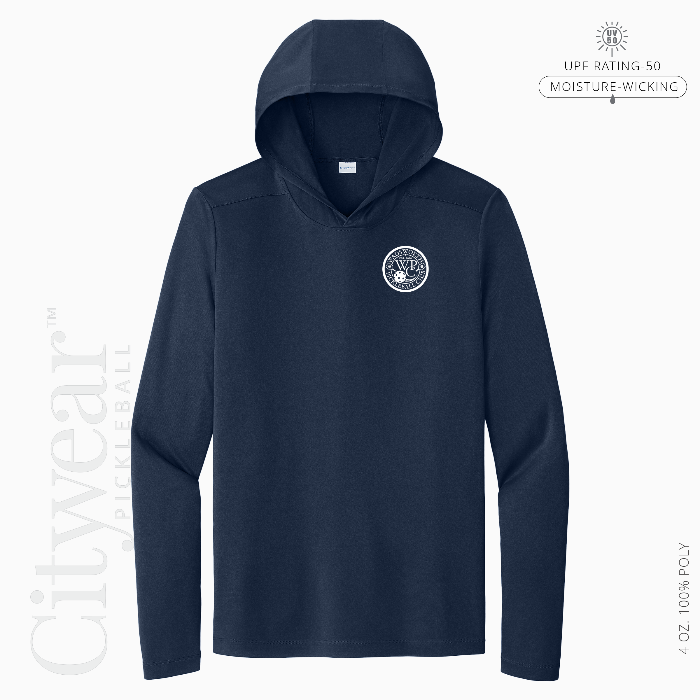 Men's UV Long Sleeve (Medallion) Hoodie-WPC