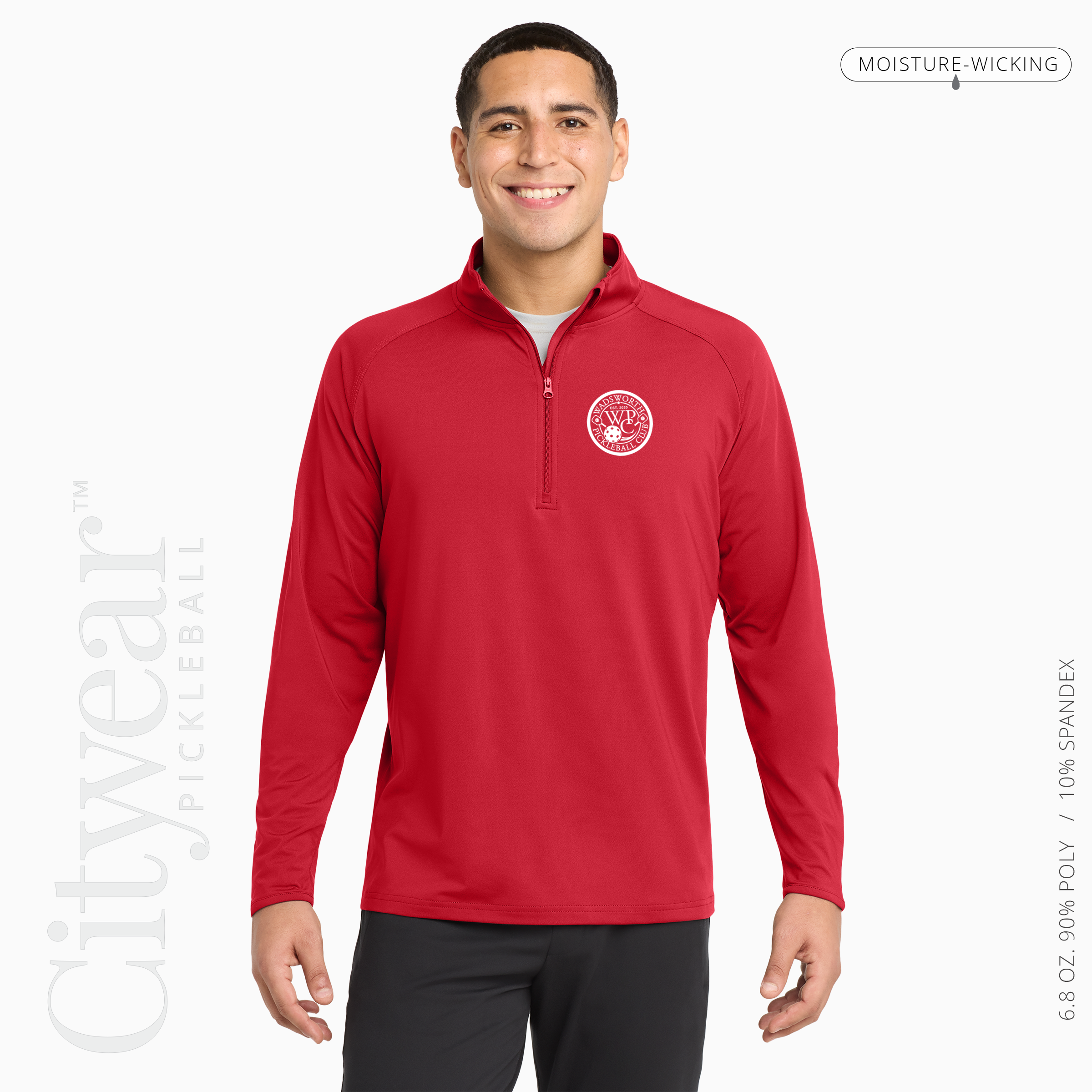 Men's Stretch Quarter-Zip Pullover-WPC