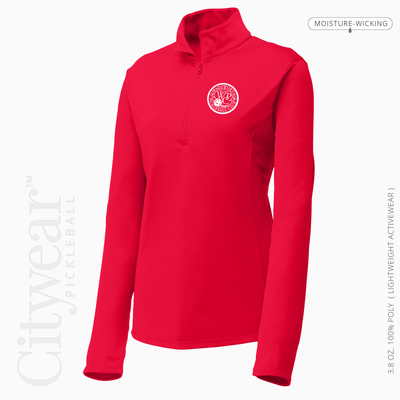 Women's Quarter-Zip Pullover-WPC