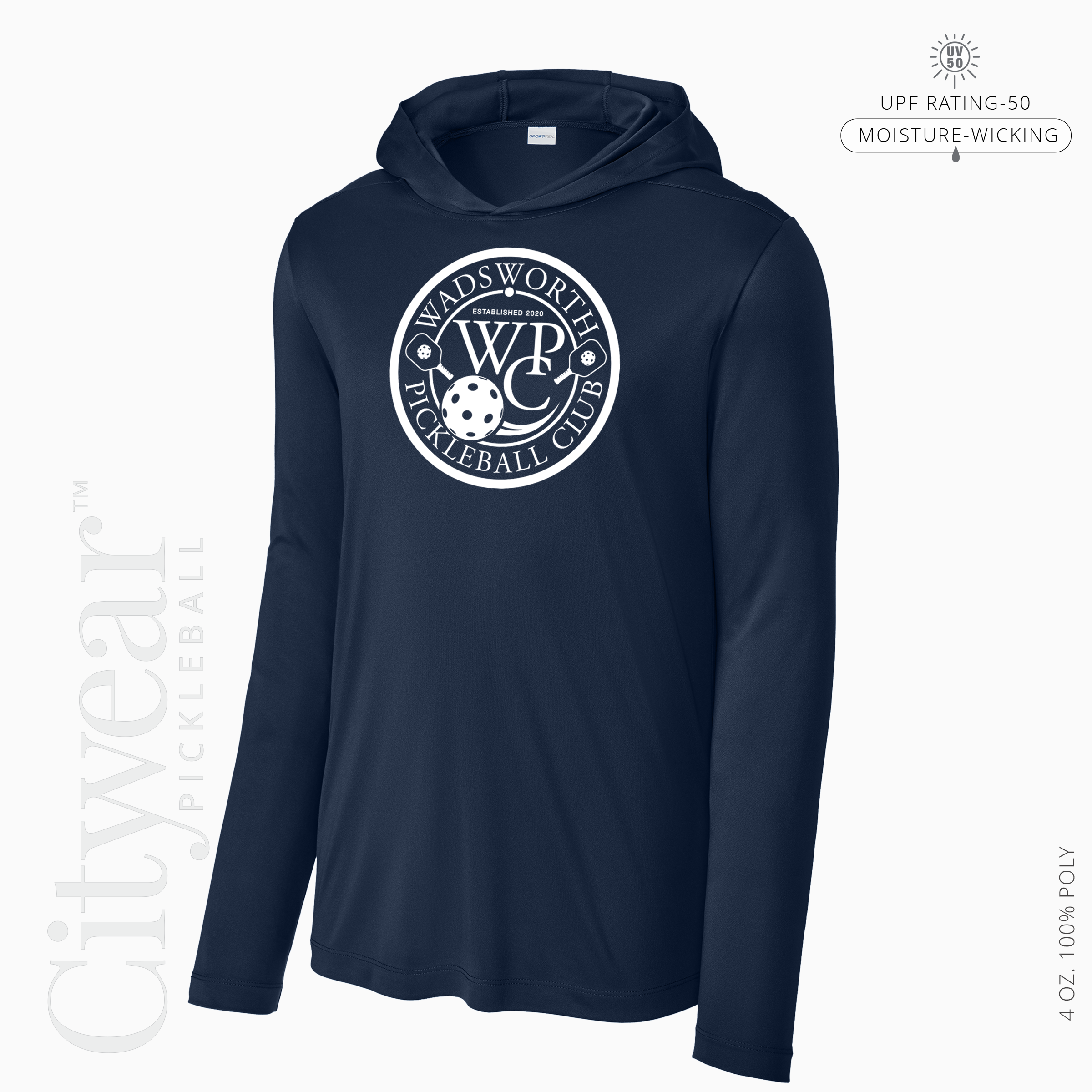 Men's UV Long Sleeve Hoodie-WPC