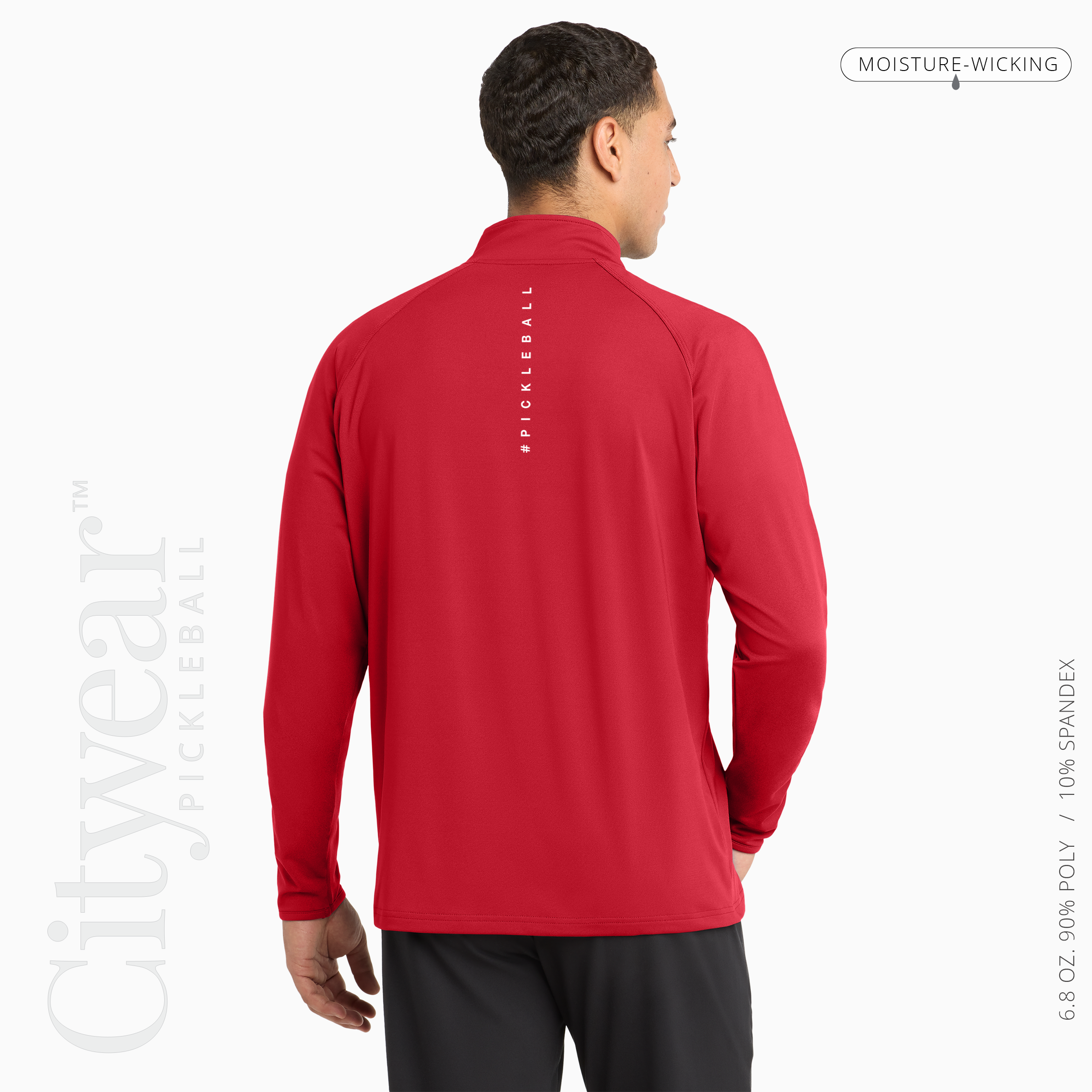 Men's Stretch Quarter-Zip Pullover-WPC