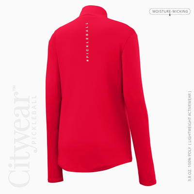 Women's Quarter-Zip Pullover-WPC
