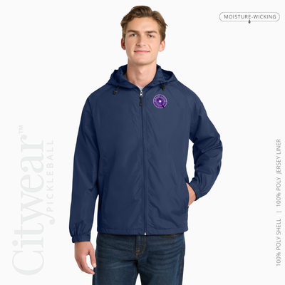 Men's Hooded Raglan Jacket-MCPC