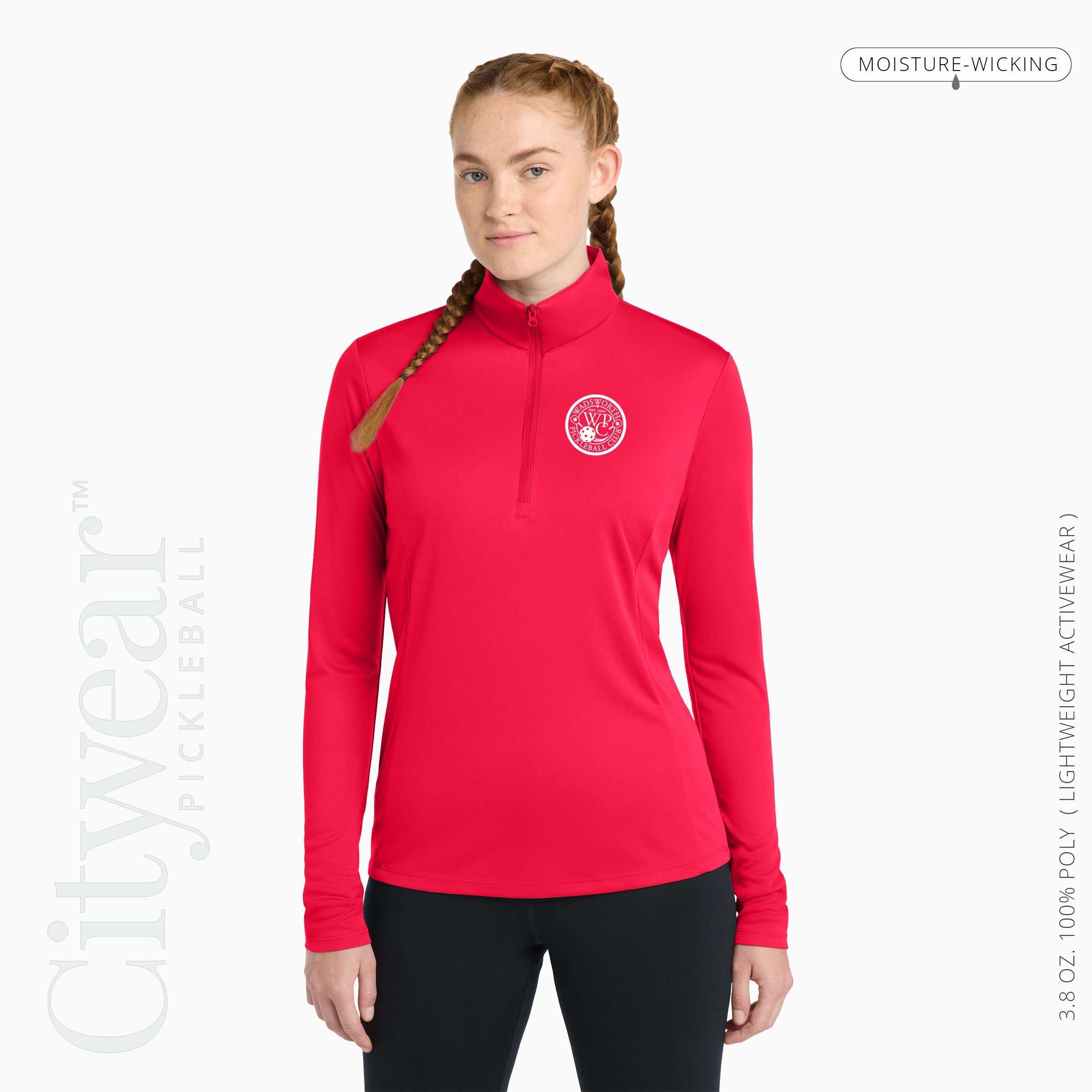 Women's Quarter-Zip Pullover-WPC
