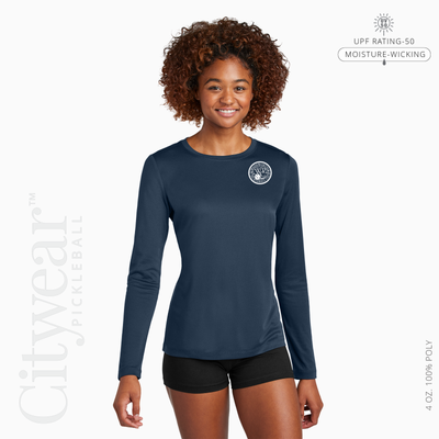 Women's UV Long Sleeve (Medallion) T-Shirt-WPC