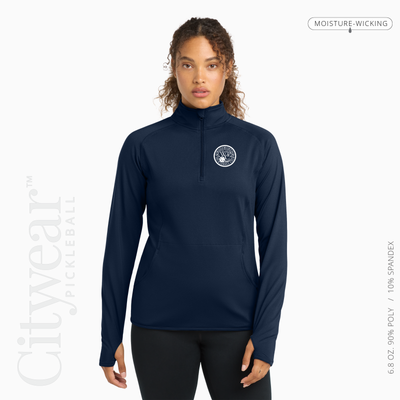 Women's Stretch Quarter-Zip Pullover-WPC
