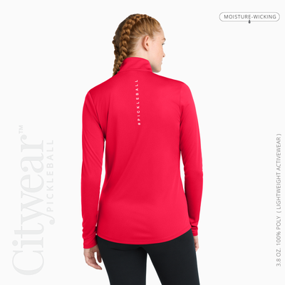 Women's Quarter-Zip Pullover-WPC