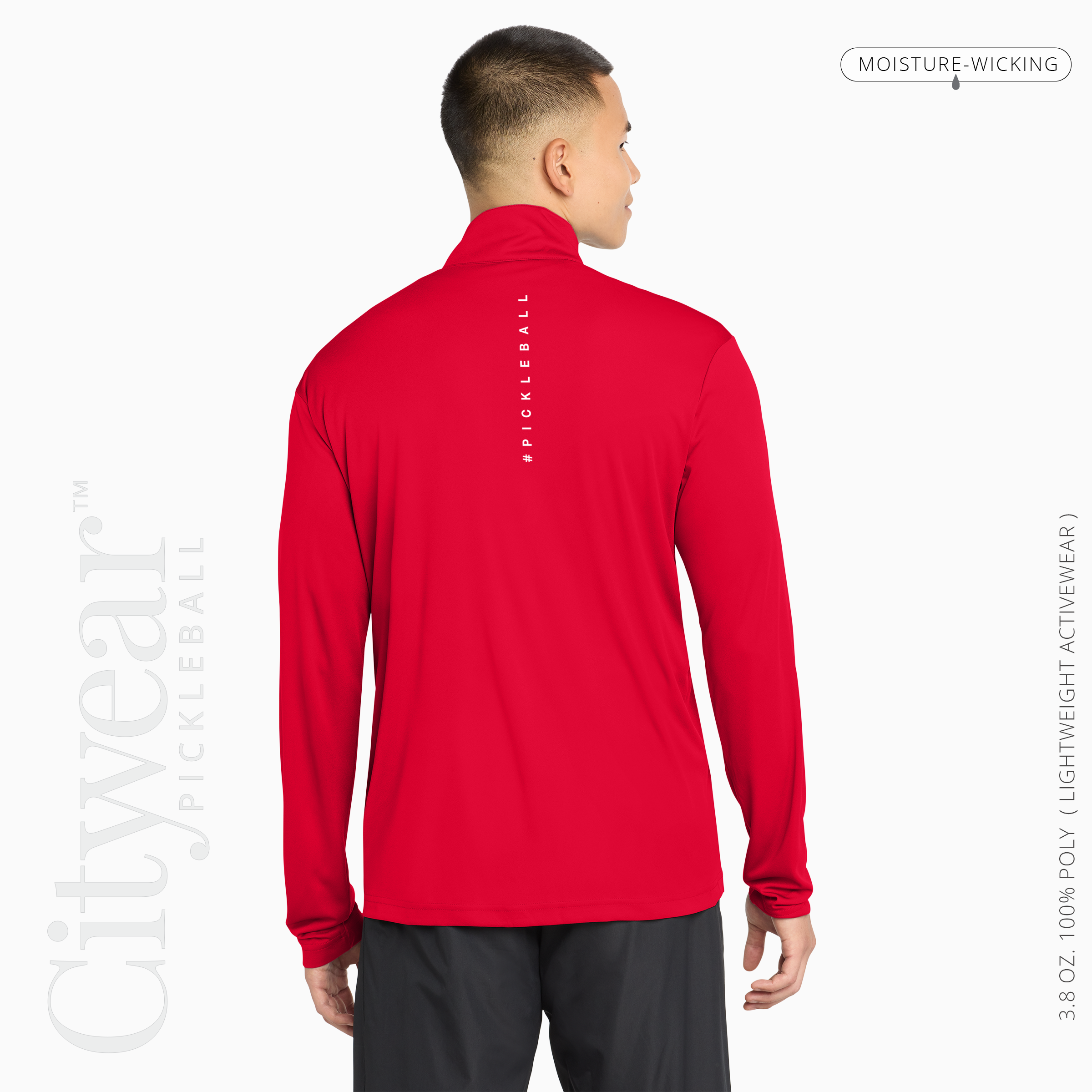 Men's Quarter-Zip Pullover-WPC
