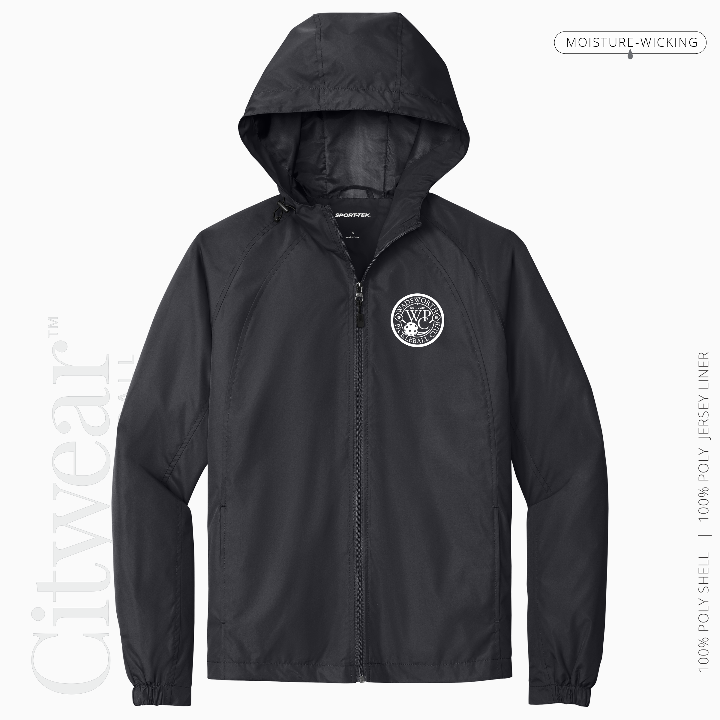 Men's Hooded Raglan Jacket-WPC