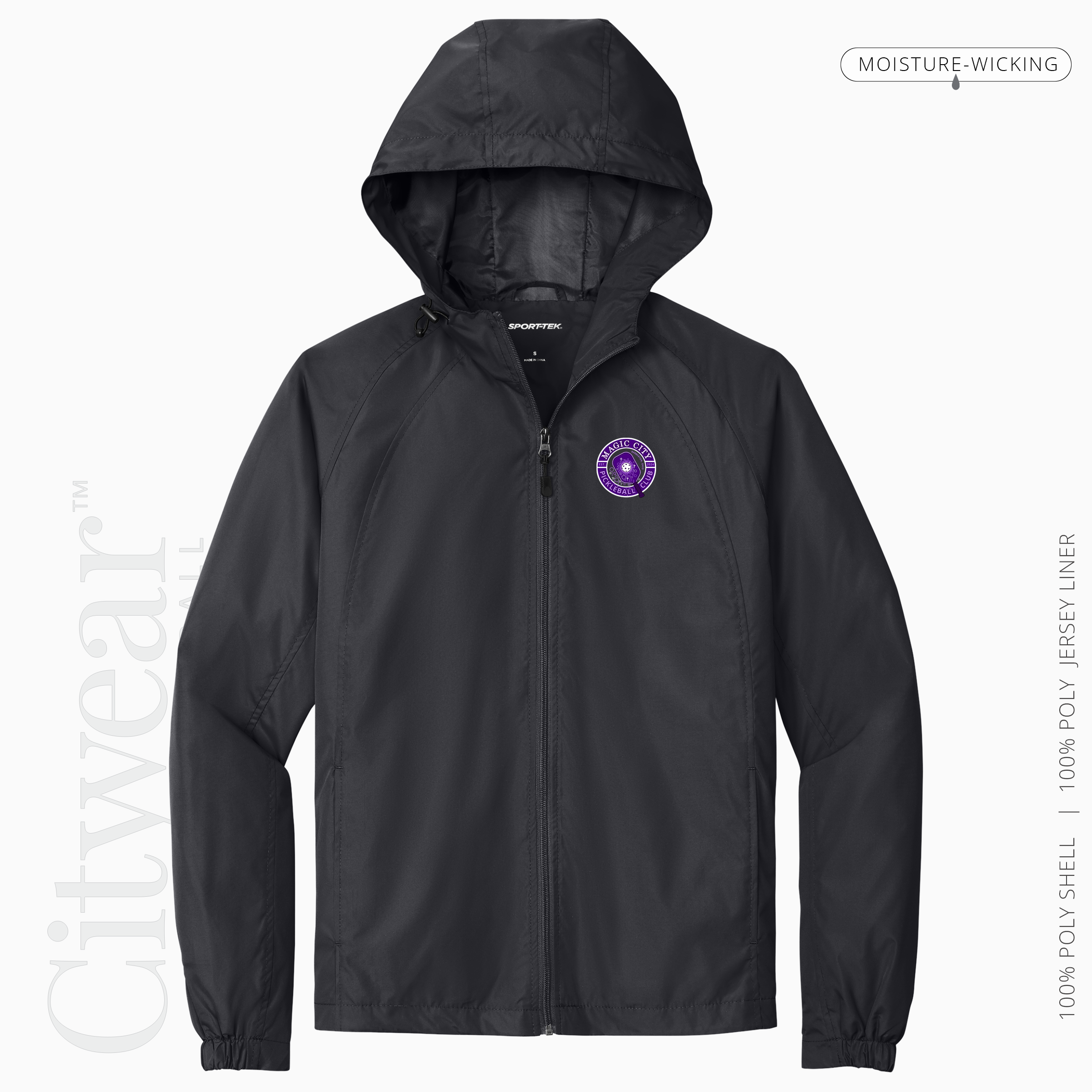 Men's Hooded Raglan Jacket-MCPC