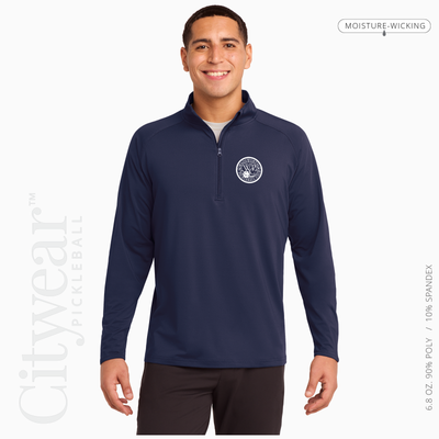 Men's Stretch Quarter-Zip Pullover-WPC