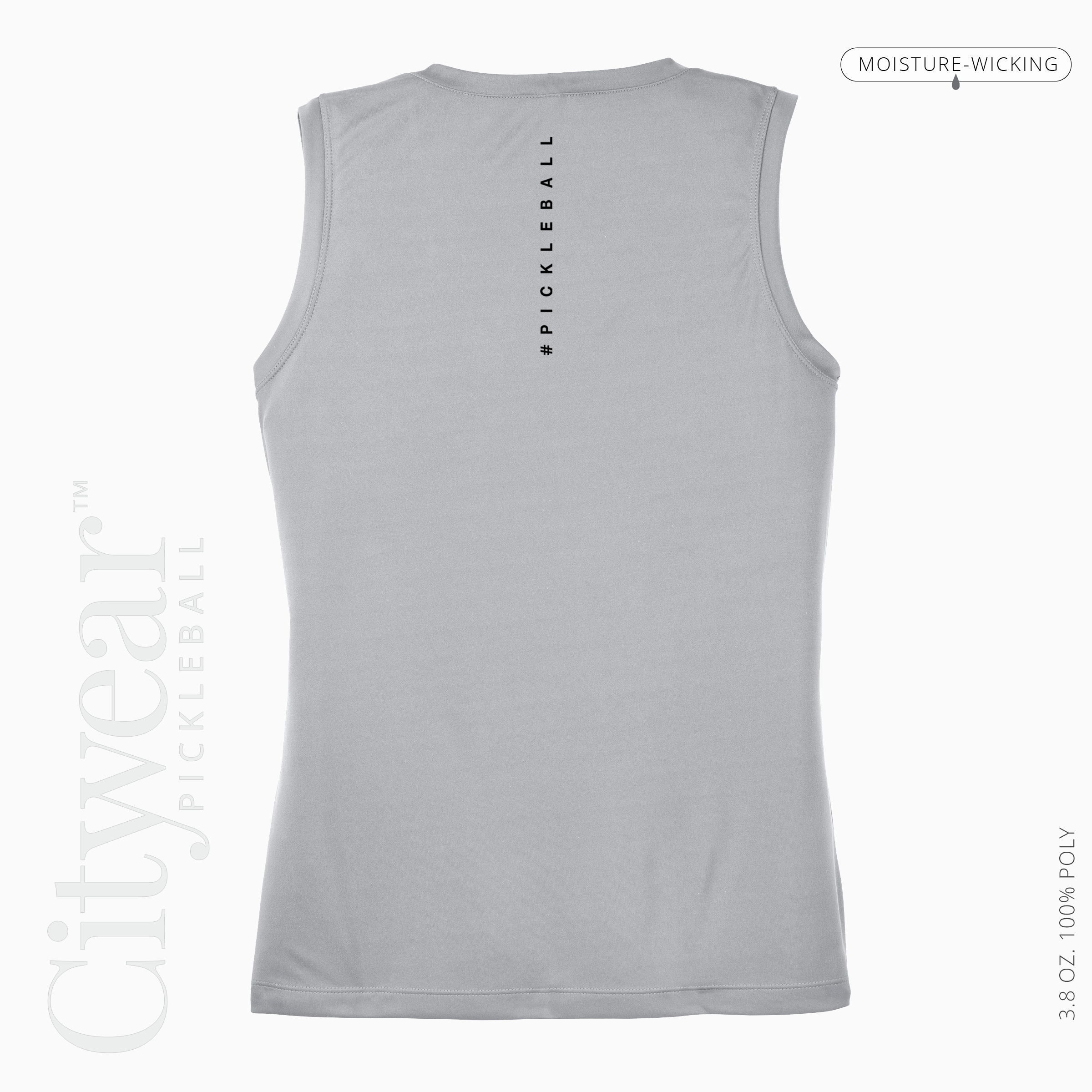 Women's V-Neck Sleeveless T-Shirt-WPC