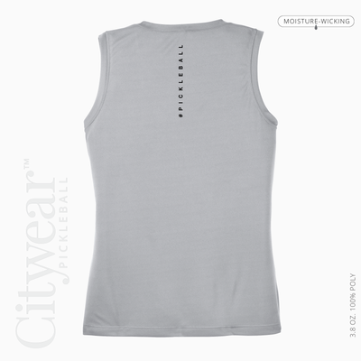 Women's V-Neck Sleeveless T-Shirt-WPC