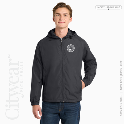Men's Hooded Raglan Jacket-WPC