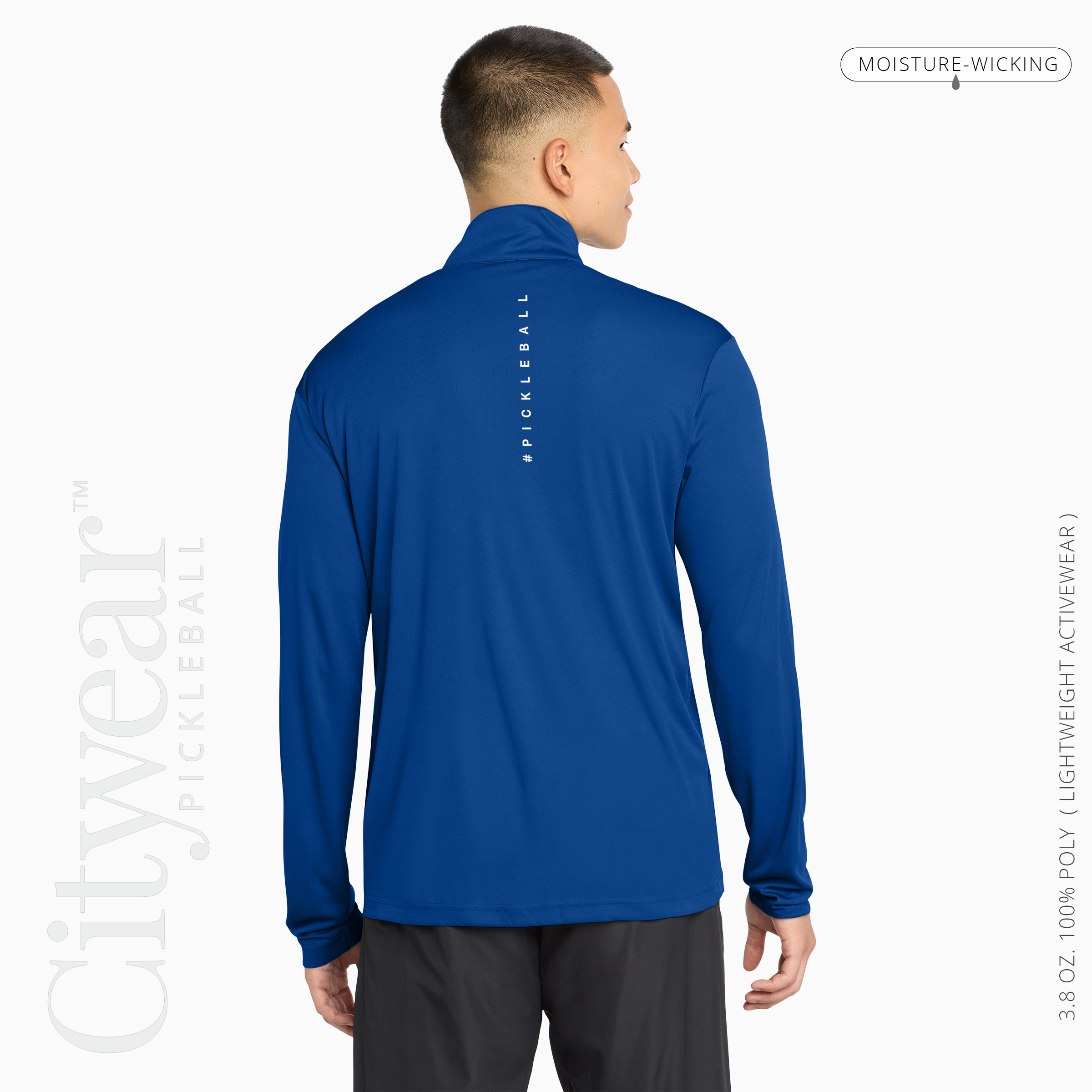 Men's Quarter-Zip Pullover-WPC