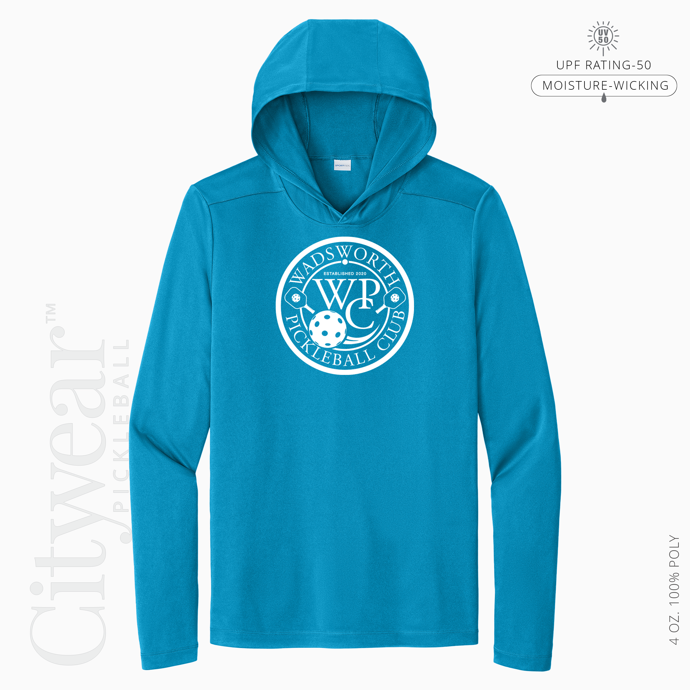 Men's UV Long Sleeve Hoodie-WPC