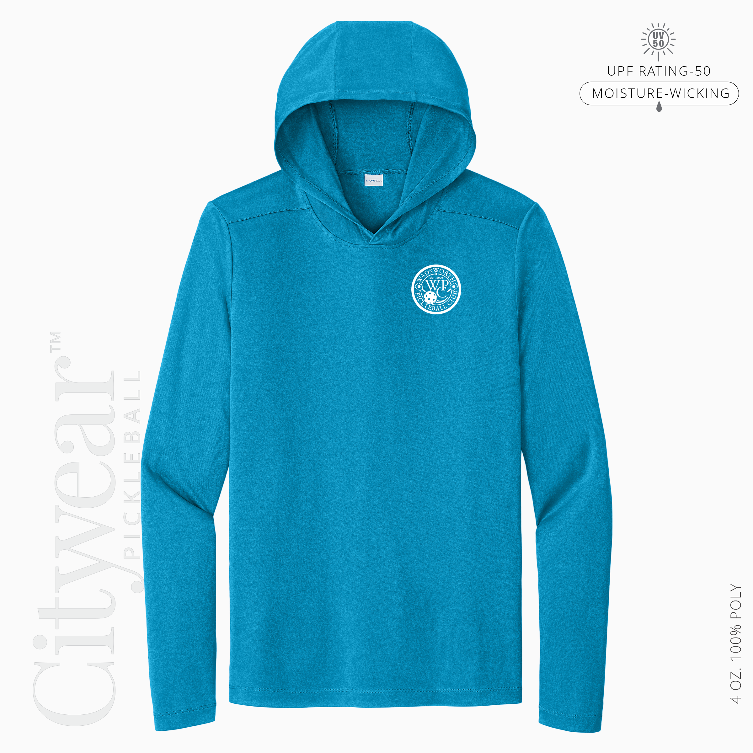 Men's UV Long Sleeve (Medallion) Hoodie-WPC
