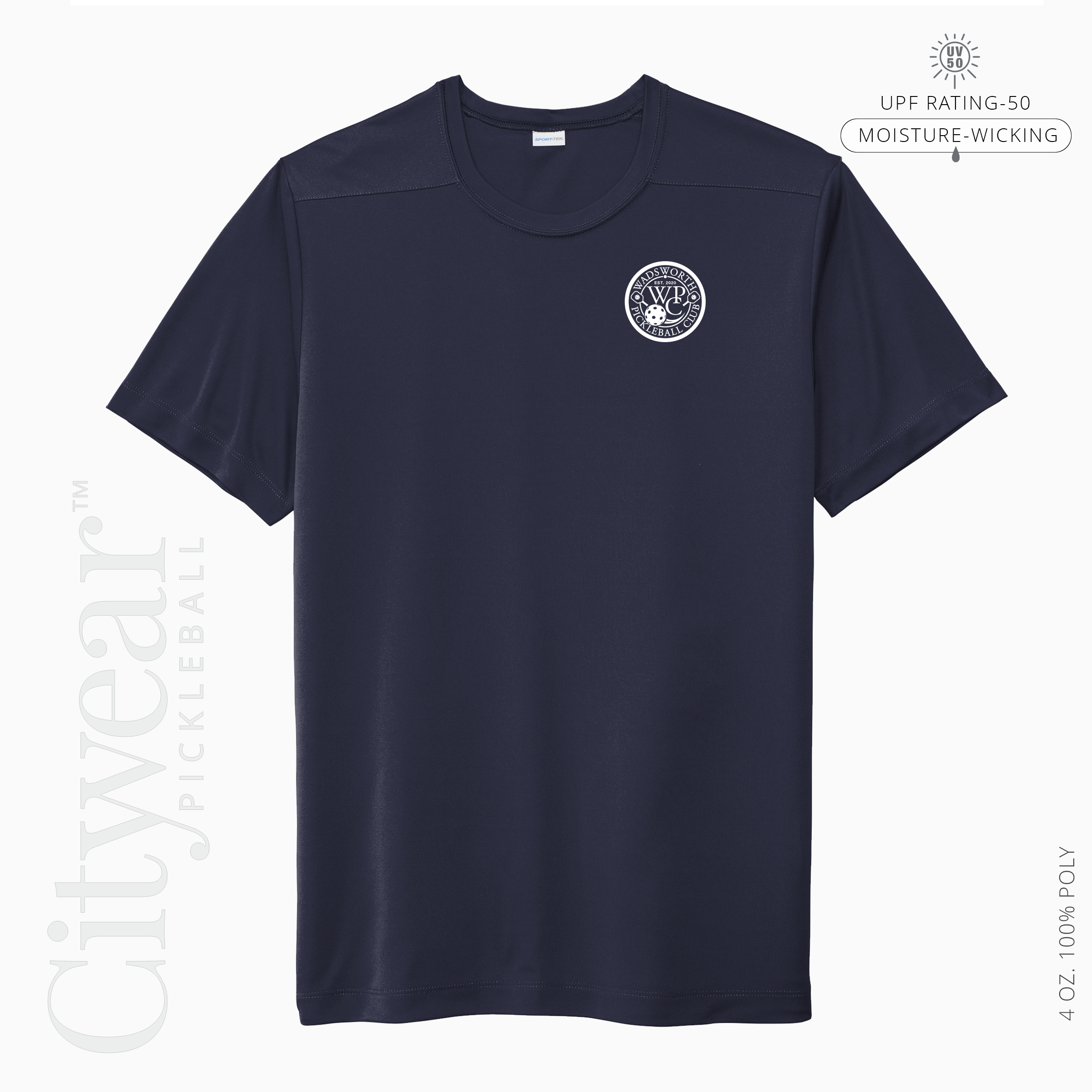 Men's UV Crewneck (Medallion) T-Shirt-WPC