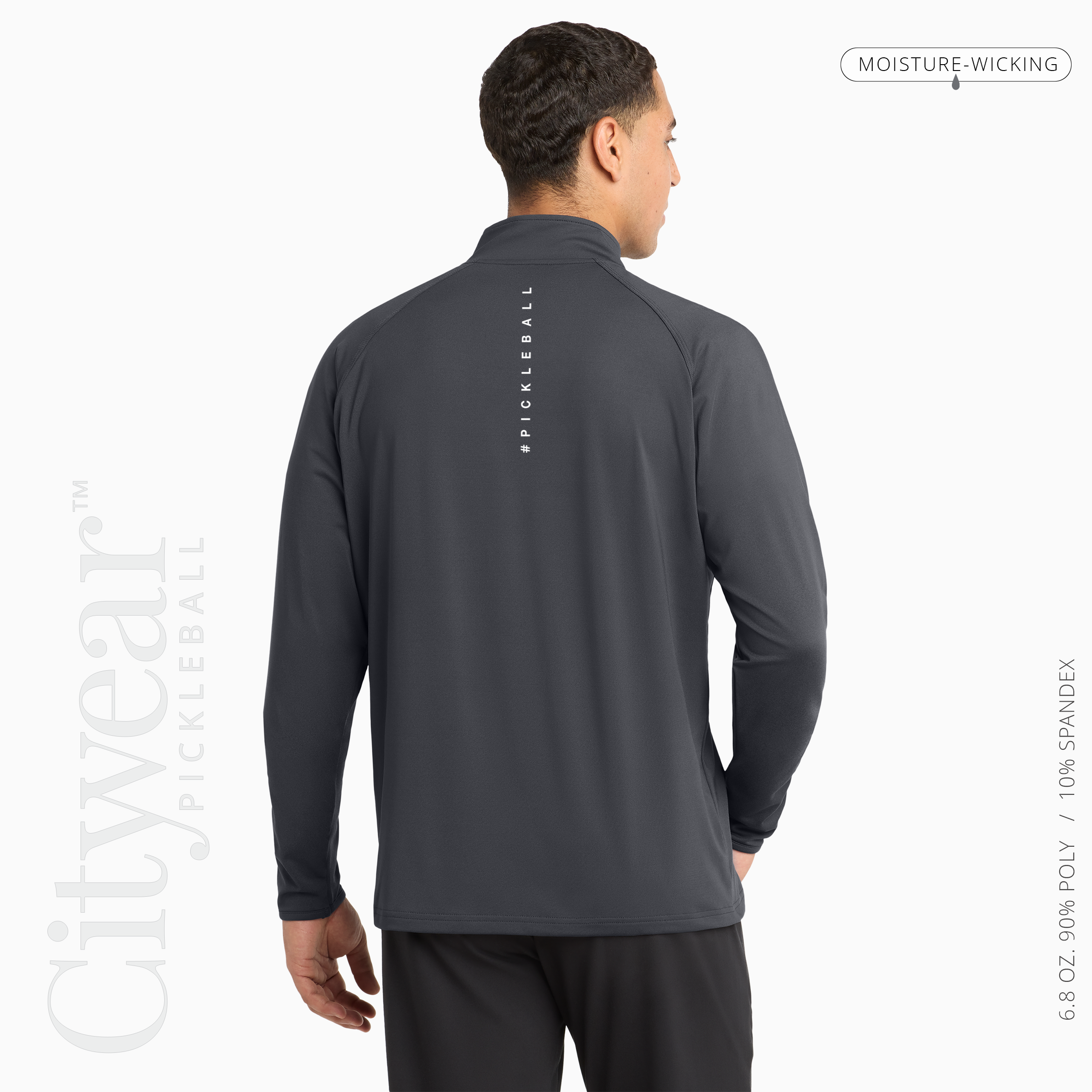 Men's Stretch Quarter-Zip Pullover-WPC