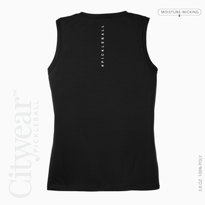 Women's V-Neck Sleeveless T-Shirt-WPC