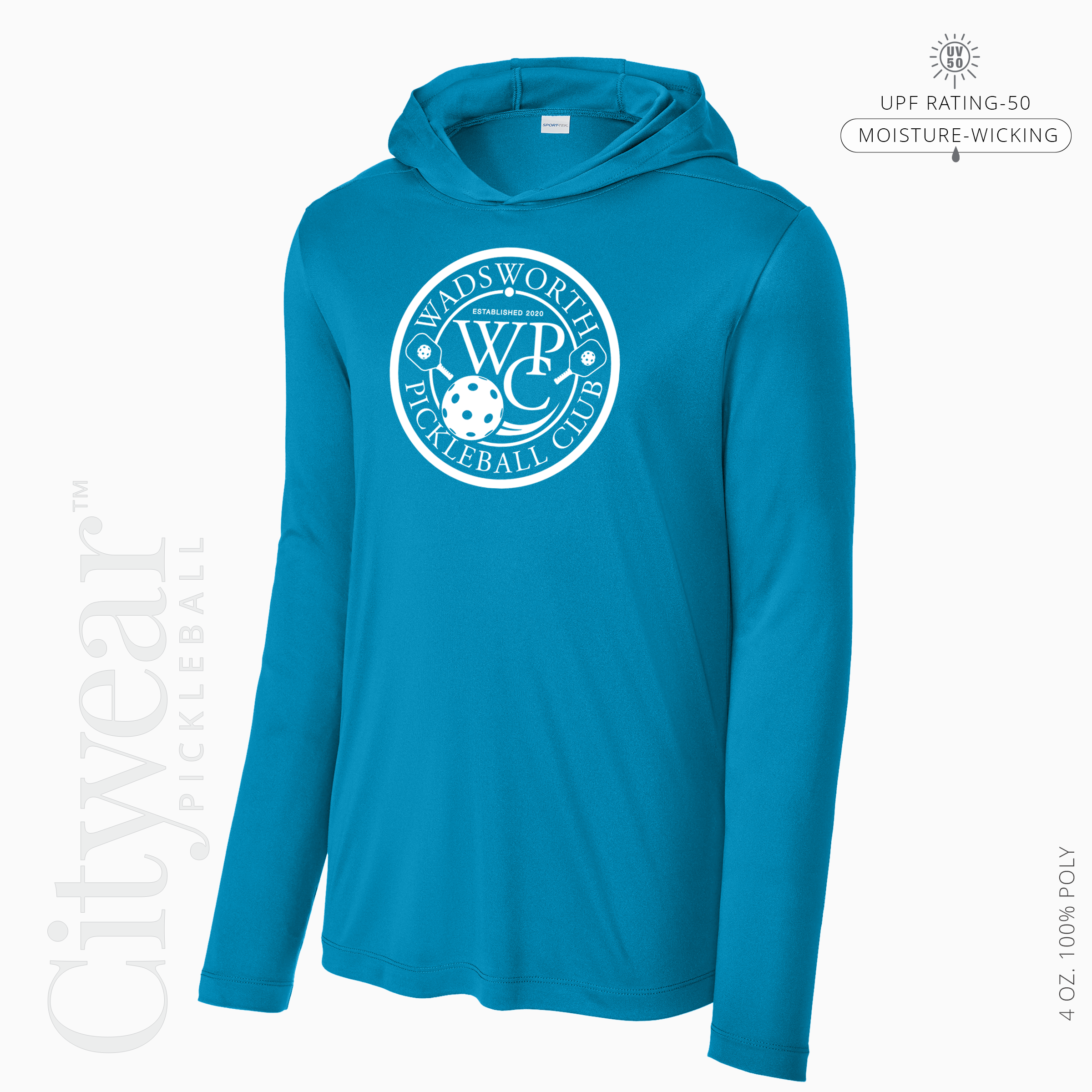 Men's UV Long Sleeve Hoodie-WPC