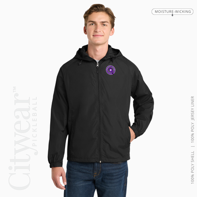 Men's Hooded Raglan Jacket-MCPC