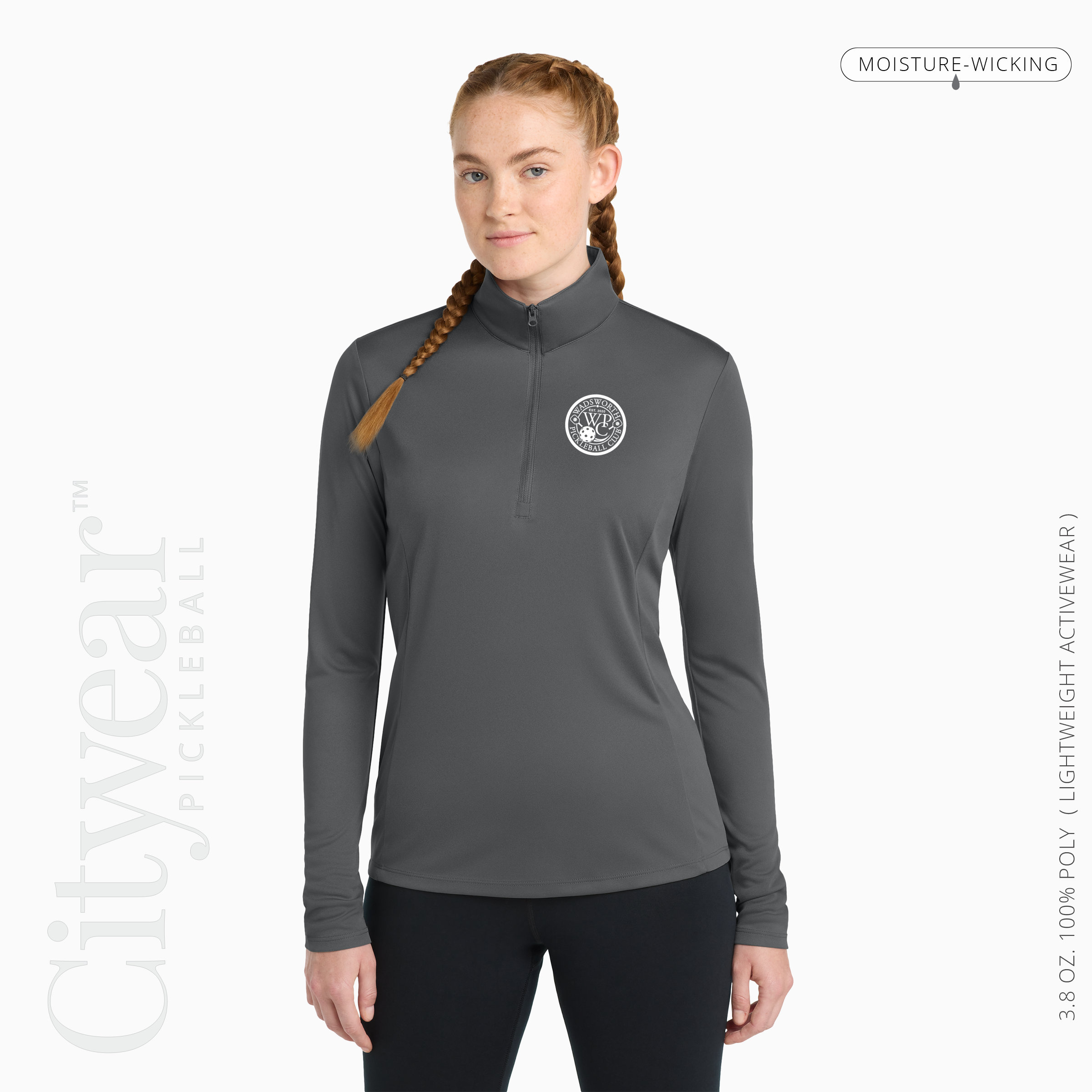 Women's Quarter-Zip Pullover-WPC