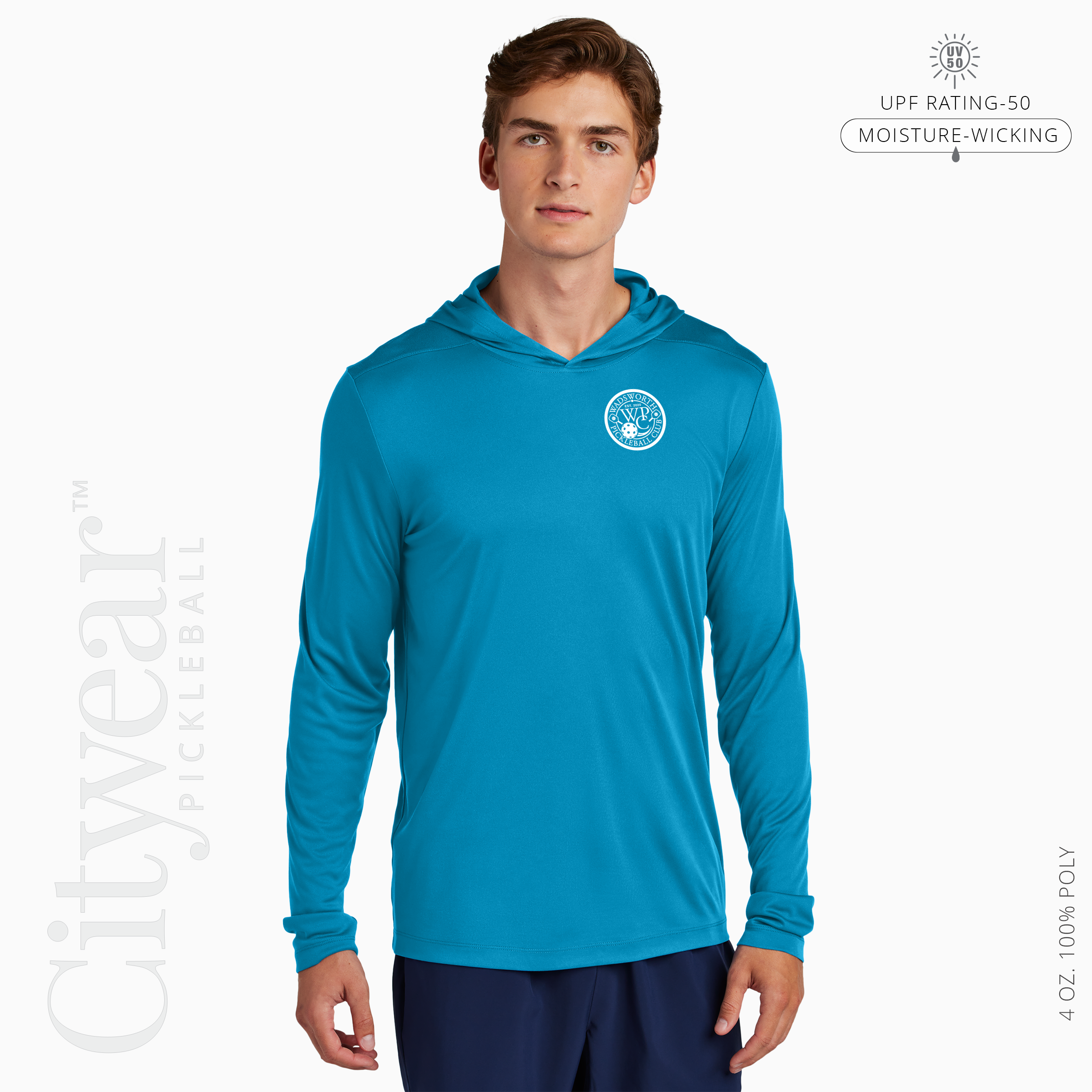 Men's UV Long Sleeve (Medallion) Hoodie-WPC