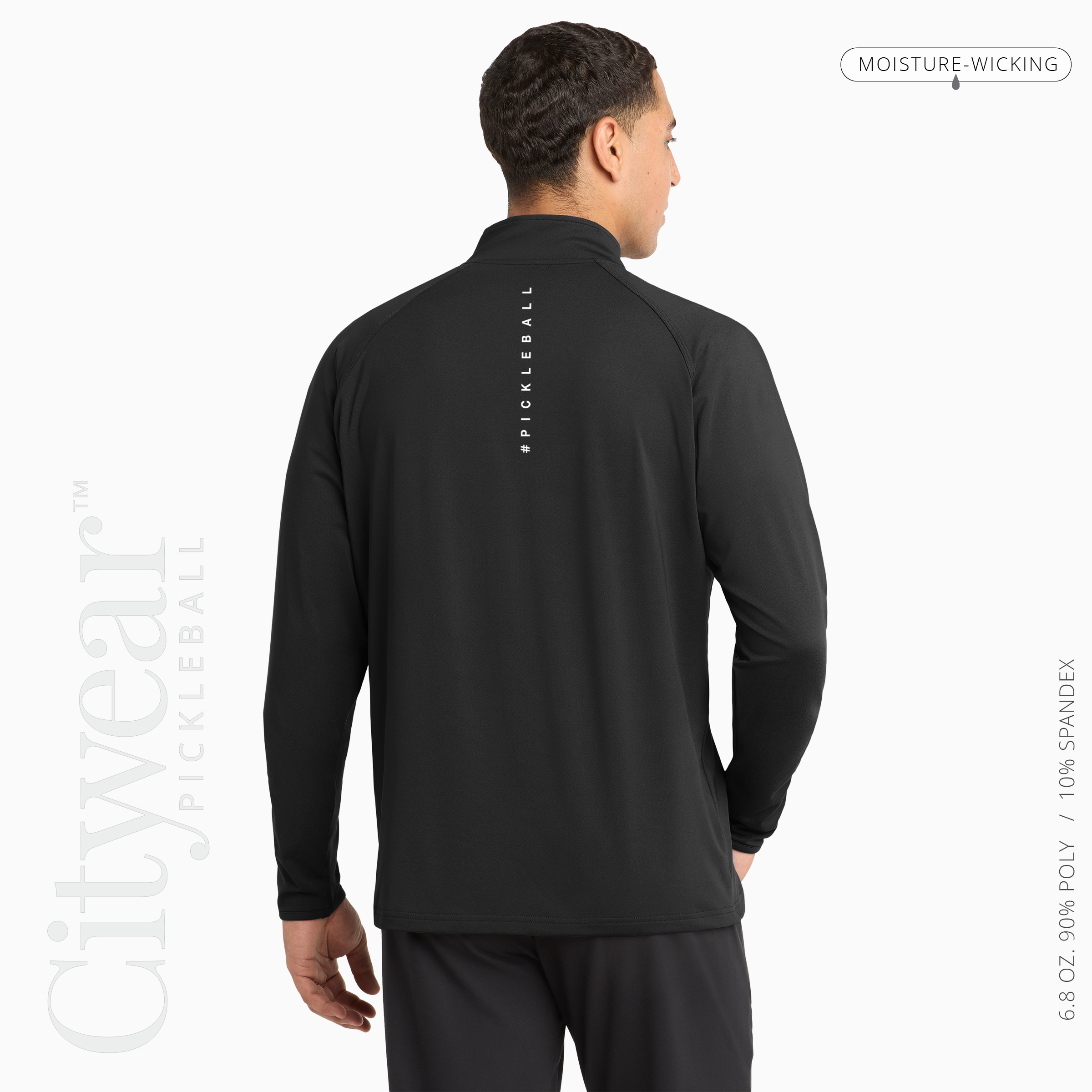 Men's Stretch Quarter-Zip Pullover-WPC
