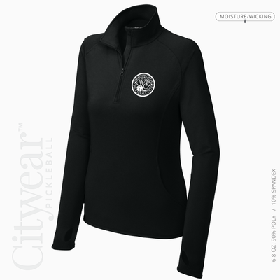 Women's Stretch Quarter-Zip Pullover-WPC