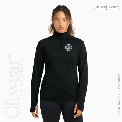 Women's Stretch Quarter-Zip Pullover-WPC