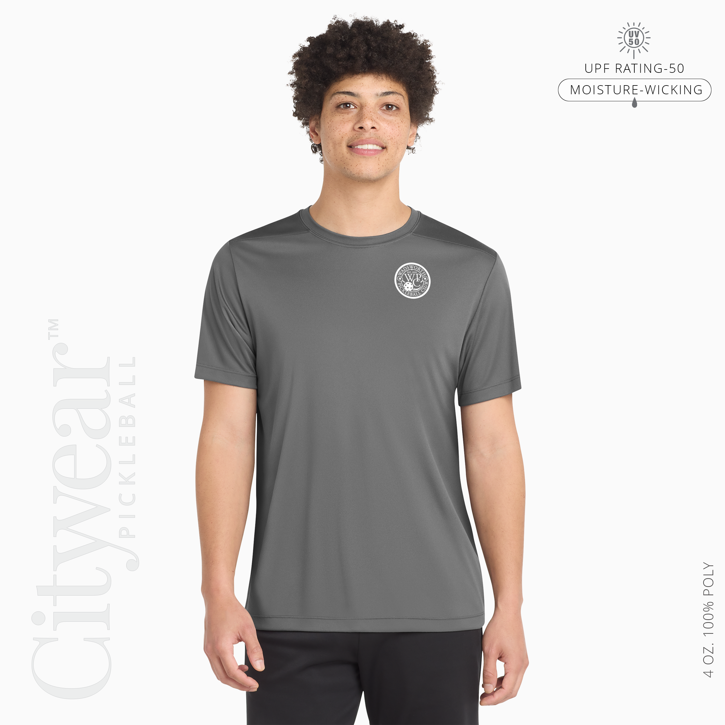 Men's UV Crewneck (Medallion) T-Shirt-WPC
