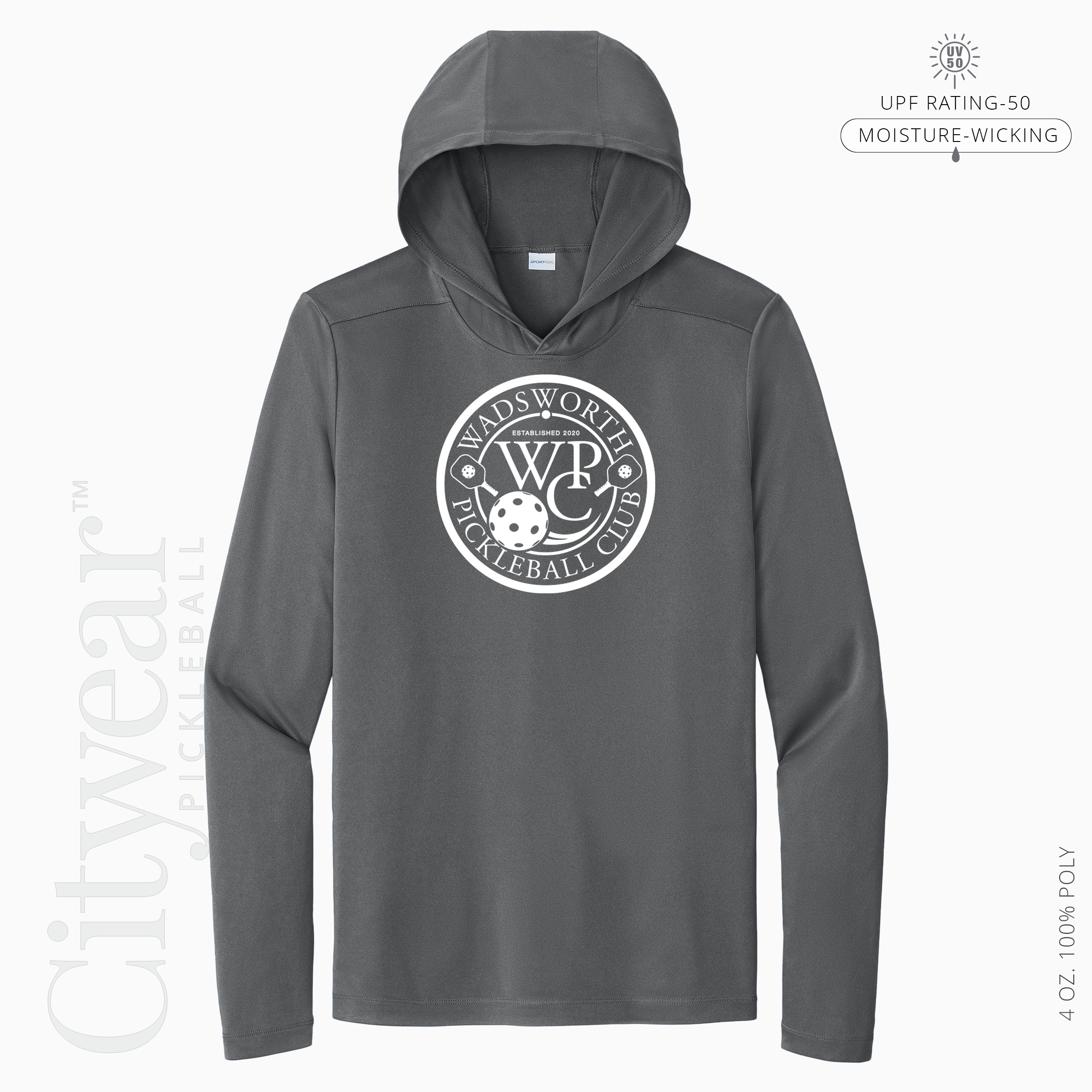 Men's UV Long Sleeve Hoodie-WPC