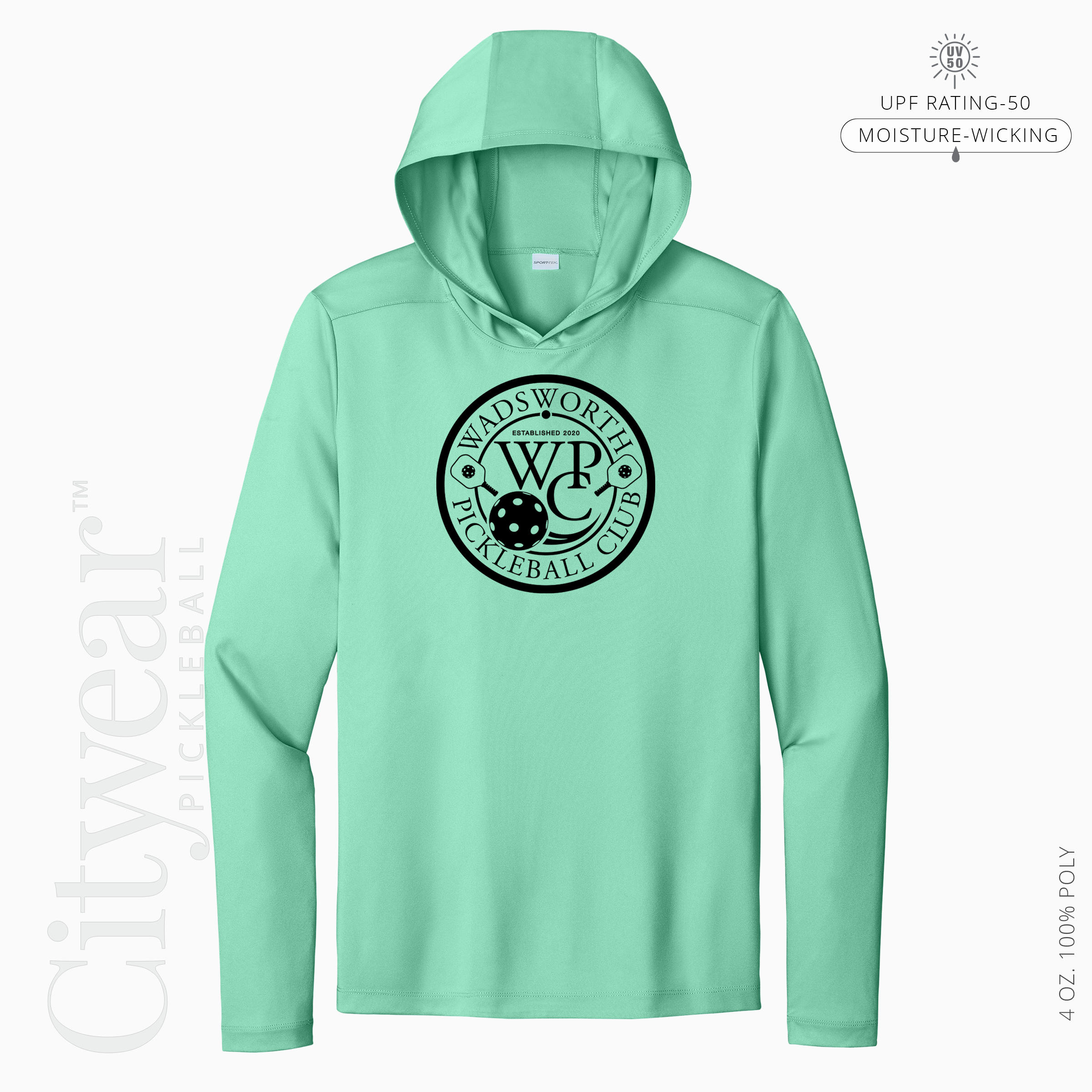 Men's UV Long Sleeve Hoodie-WPC