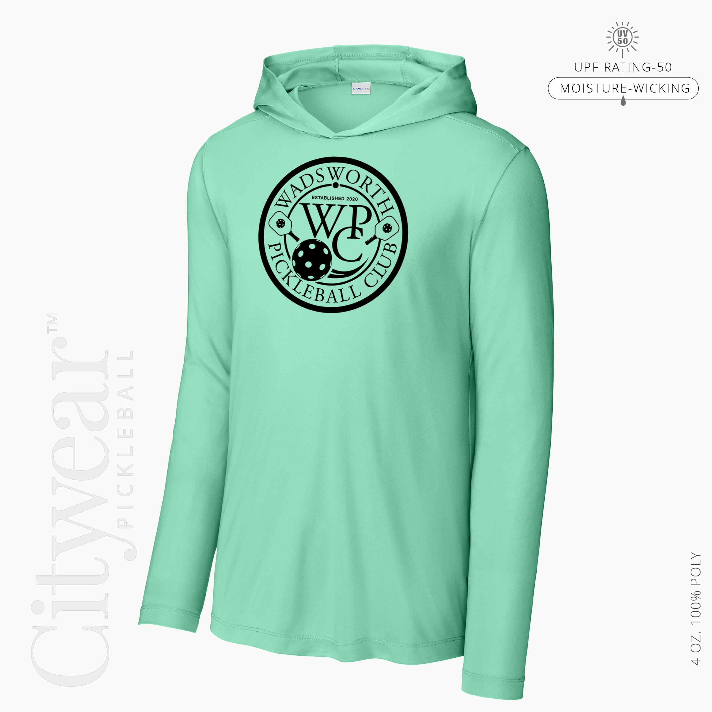 Men's UV Long Sleeve Hoodie-WPC