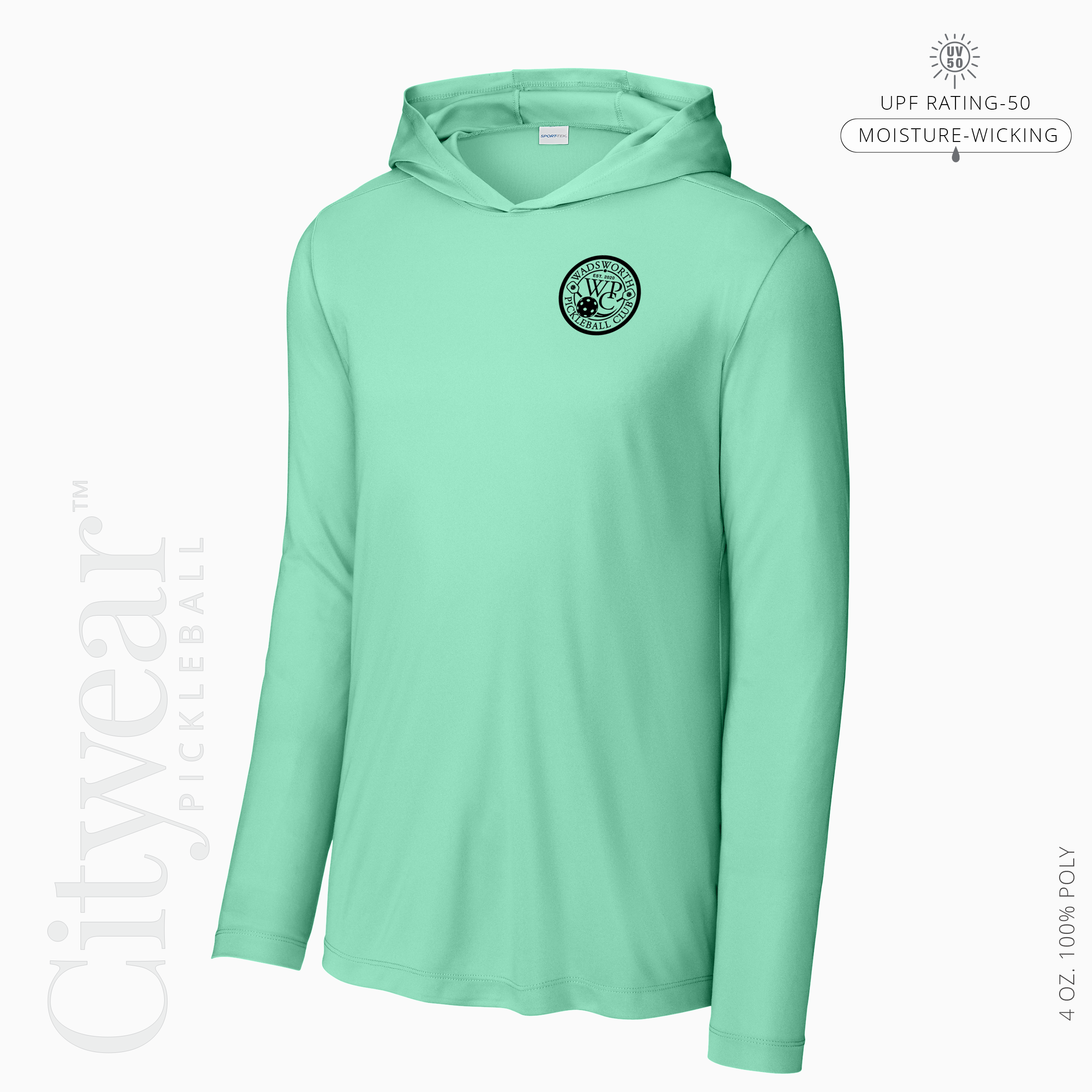 Men's UV Long Sleeve (Medallion) Hoodie-WPC