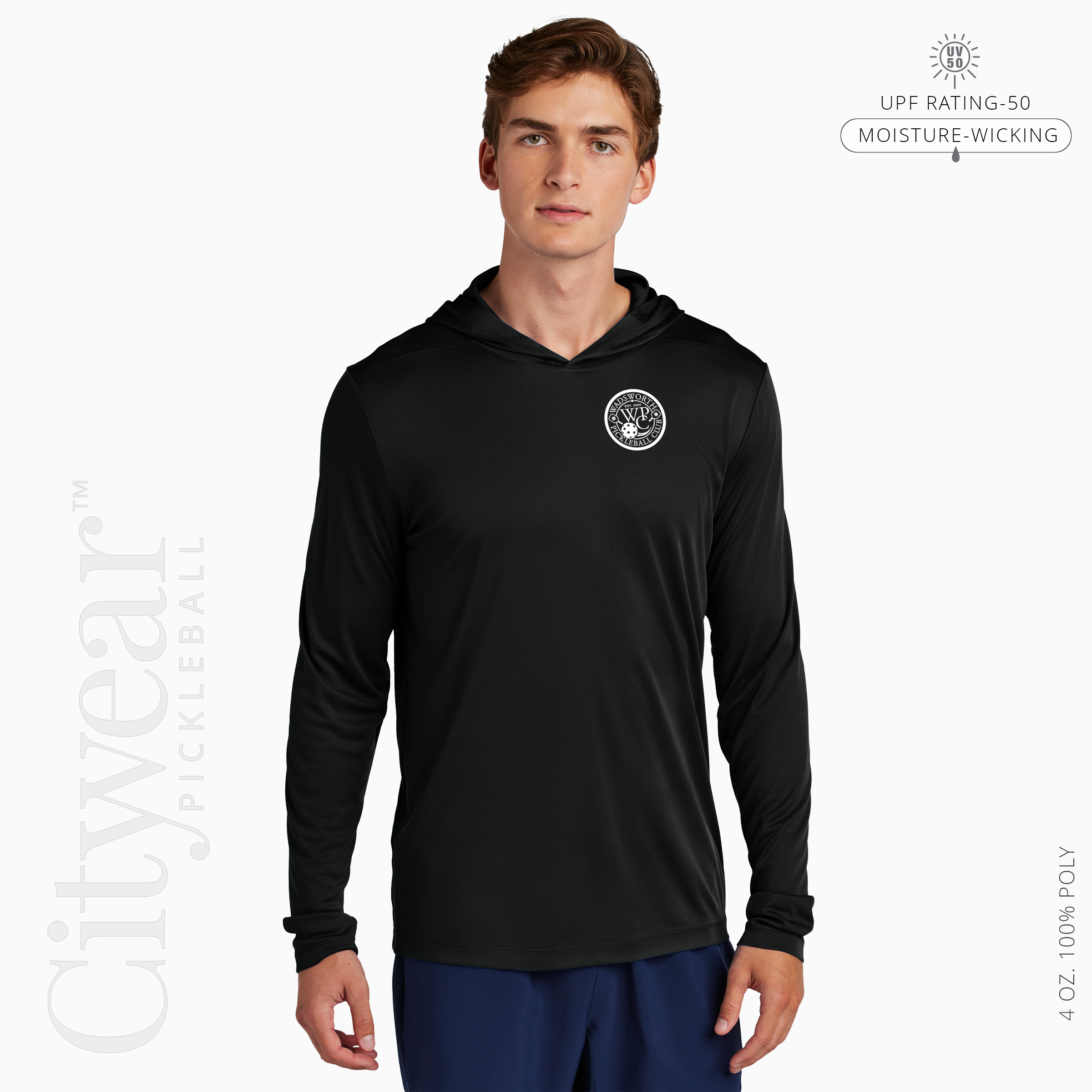 Men's UV Long Sleeve (Medallion) Hoodie-WPC
