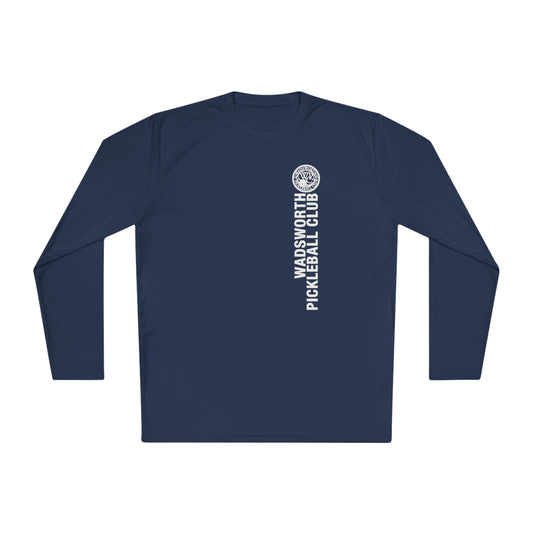 WPC WHITE-BLACK VERTICAL LOGO SPORT-TEK (FRONT & BACK) - Unisex Lightweight Long Sleeve Tee