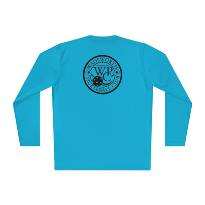 WPC WHITE-BLACK LOGOS SPORT-TEK (FRONT & BACK) - Unisex Lightweight Long Sleeve Tee