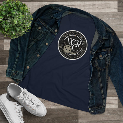 WPC GRAY WHITE, Relaxed Fit Women's T-shirt