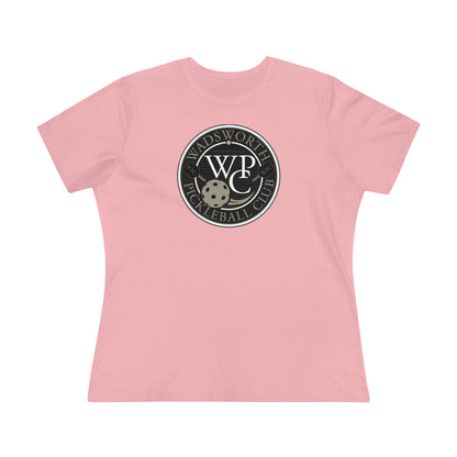 WPC GRAY WHITE, Relaxed Fit Women's T-shirt