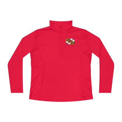 MARYLAND, PCKLBLL, WOMEN'S SPORT-TEK, Quarter-zip Pullover